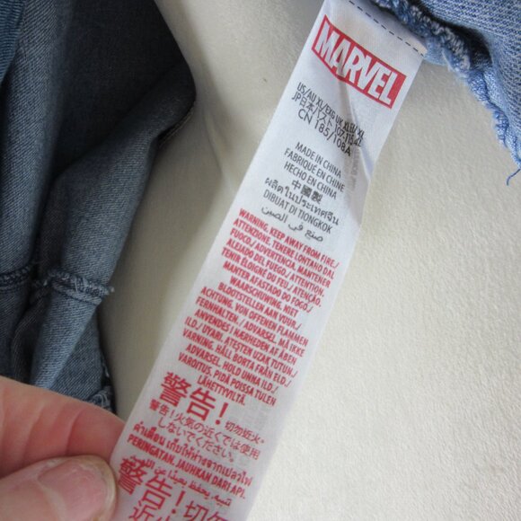 Marvel Disney Denim Trucker Jacket Doctor Strange America Chavez Size XL - Picture 14 of 16